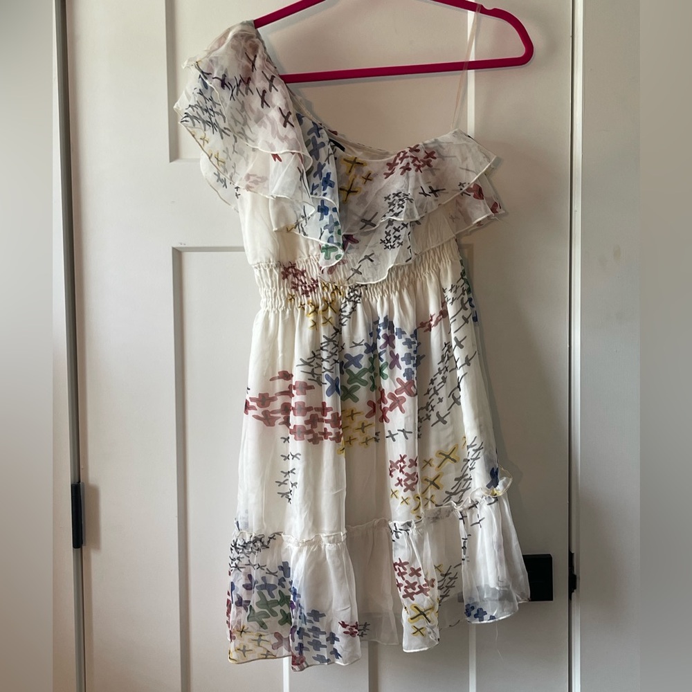 fab’rik floral one shoulder dress